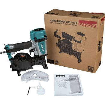 PNEUMATIC NAILERS AND STAPLERS | Factory Reconditioned Makita AN454-R 1-3/4 in. Coil Roofing Nailer