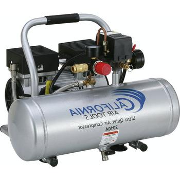 PORTABLE AIR COMPRESSORS | California Air Tools 2010A 1 HP 2 Gallon Ultra Quiet and Oil-Free Aluminum Tank Hand Carry Air Compressor