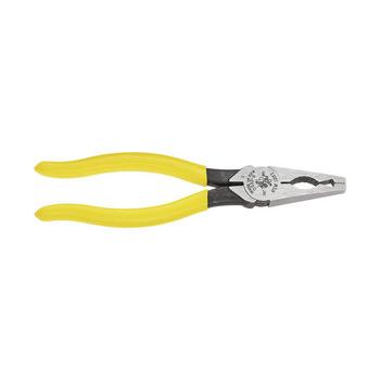 PLIERS | Klein Tools D333-8 Conduit Locknut and Reaming Pliers - Yellow Handle